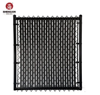 Powder Coated Chain Link Wire Mesh Fence For Home Garden