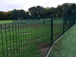 Galvanized Steel Fence With Bent Top