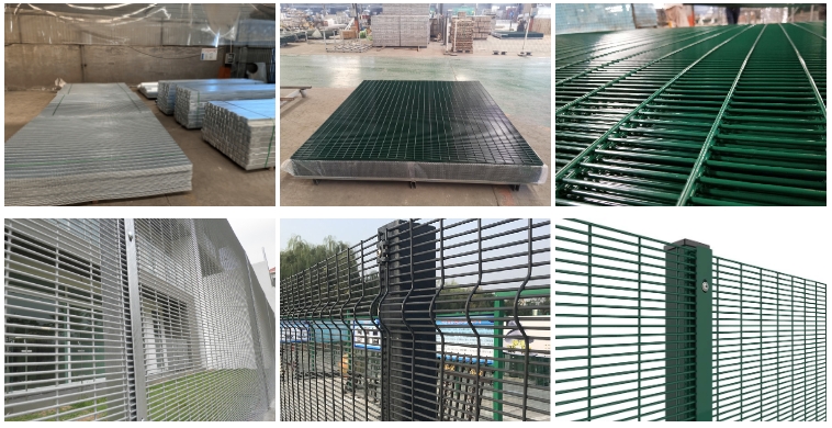 ISO 9001 Safety Fence Barrier Wire Panel Edge Protection Fence For Building Construction
