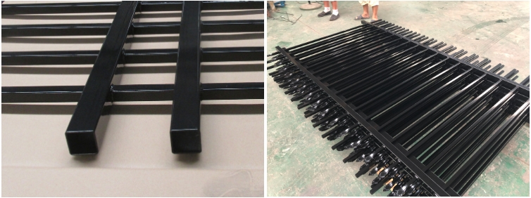 galvanized metal steel fences