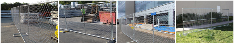 curved metal fencing